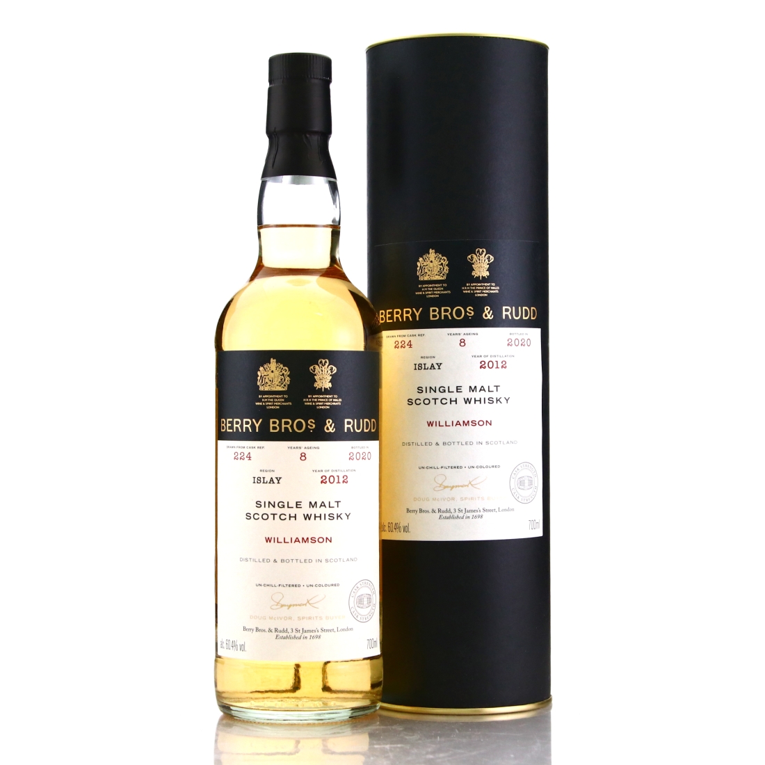 Williamson 2012 Berry Brothers and Rudd 8 Year Old
