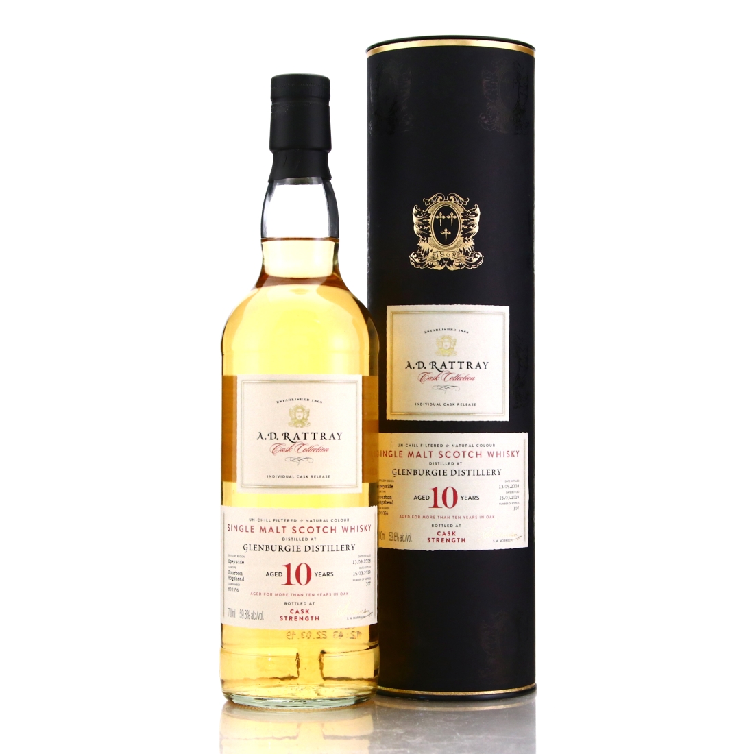 Glenburgie 2008 A.D. Rattray 10 Year Old