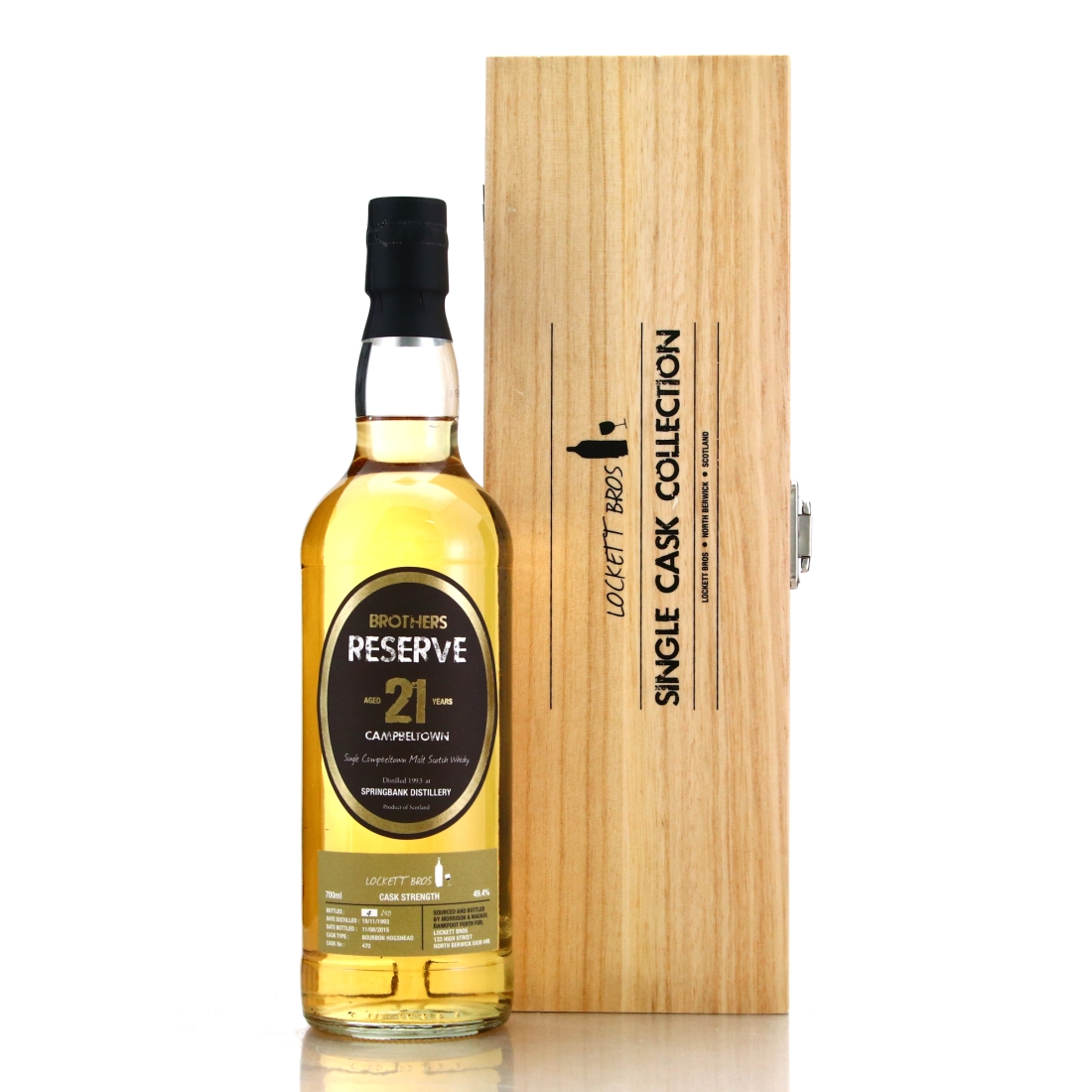 Springbank 1993 Lockett Bros 21 Year Old Brothers Reserve