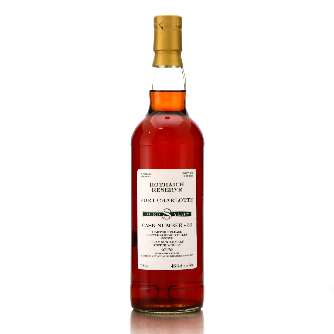 Port Charlotte 2001 Private Cask 8 Year Old #32 / Rothaich Reserve - One of 40