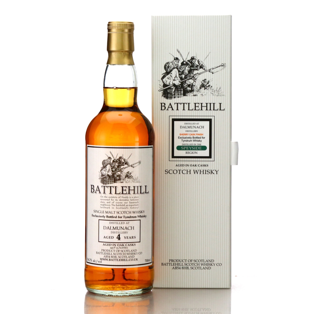 Dalmunach 4 Year Old Battlehill / Tyndrum Whisky