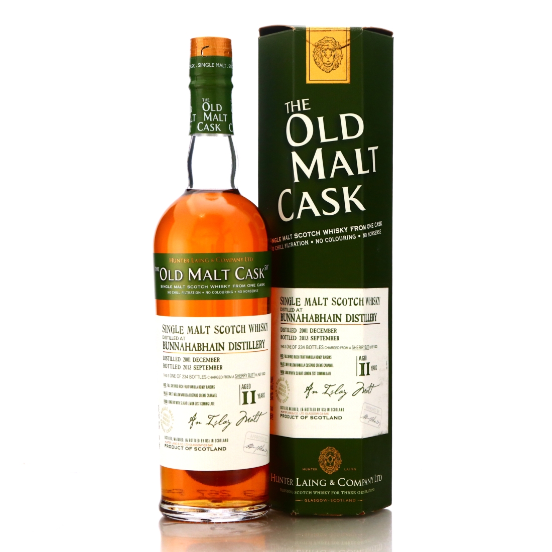 Bunnahabhain 2001 Hunter Laing 13 Year Old