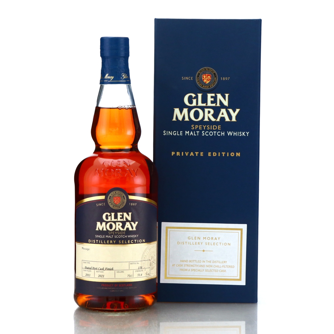 Glen Moray 2011 Distillery Selection / Peated Port Cask Finish