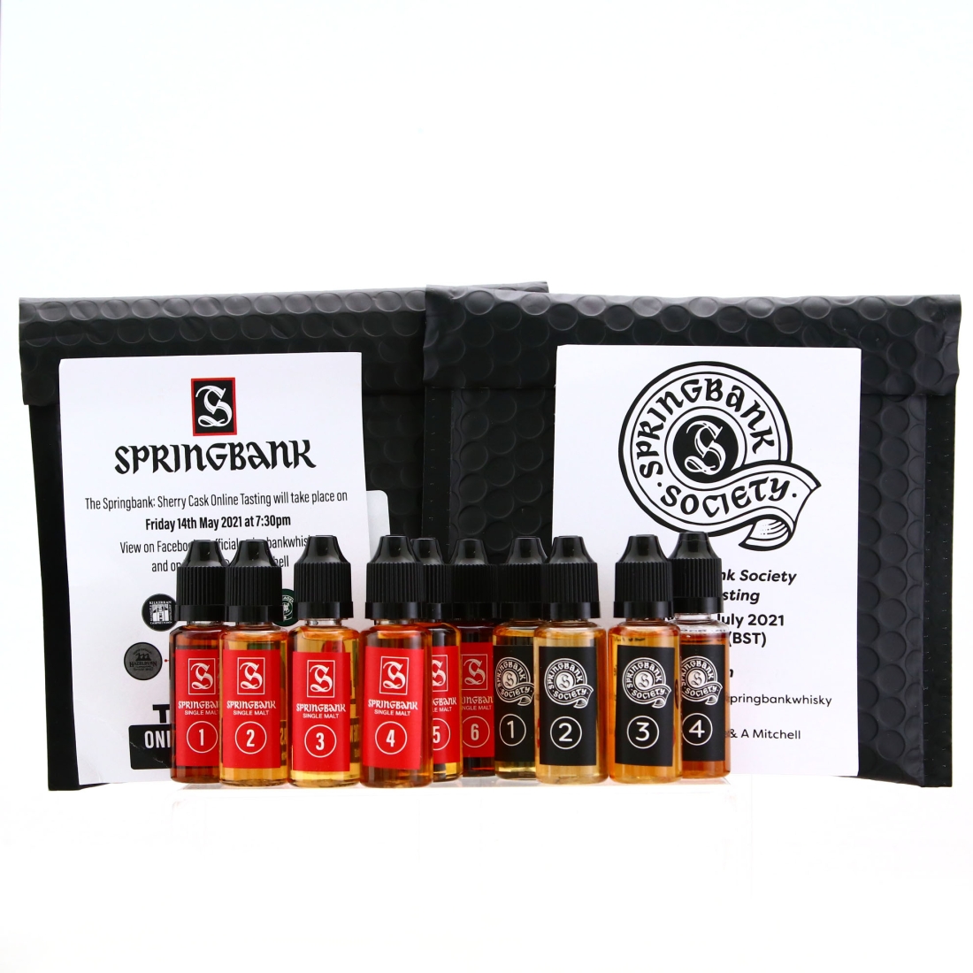 Springbank Virtual Tasting 2021 Samples x 10 / includes Society 28 Year Old