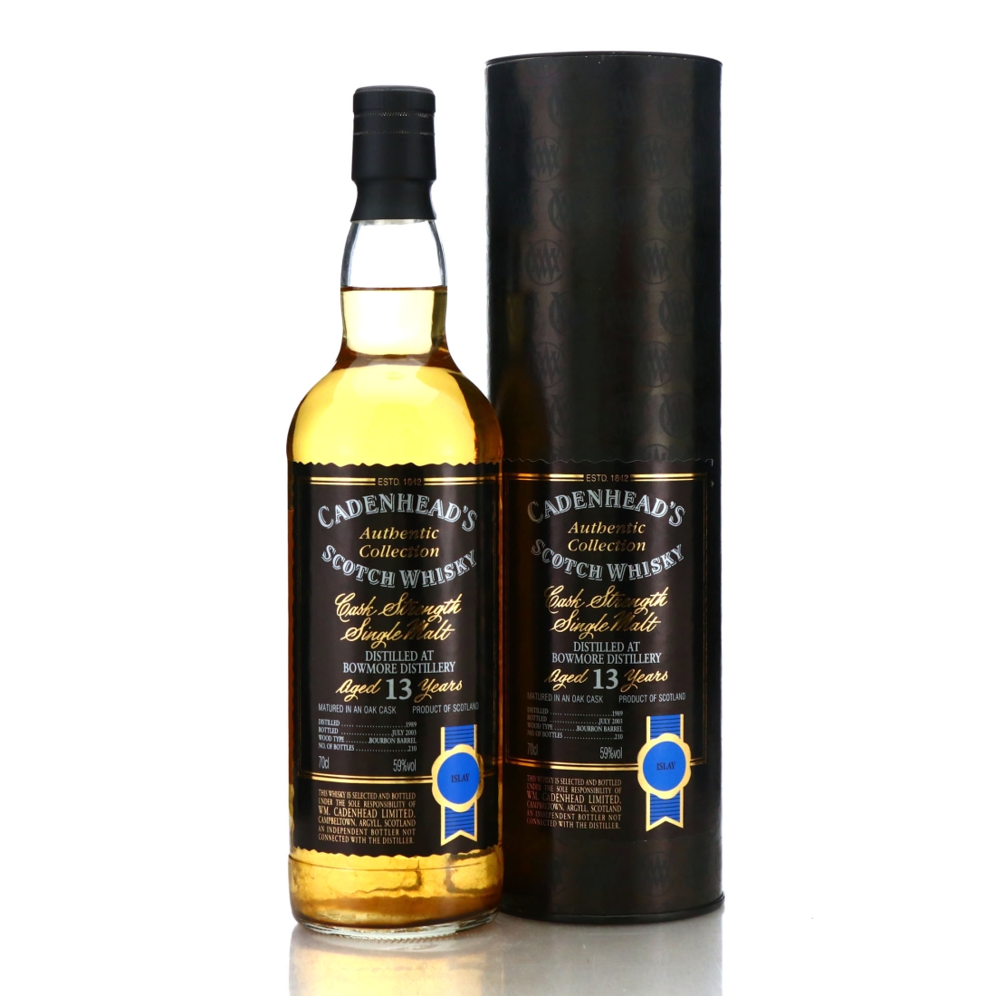 Bowmore 1989 Cadenhead's 13 Year Old