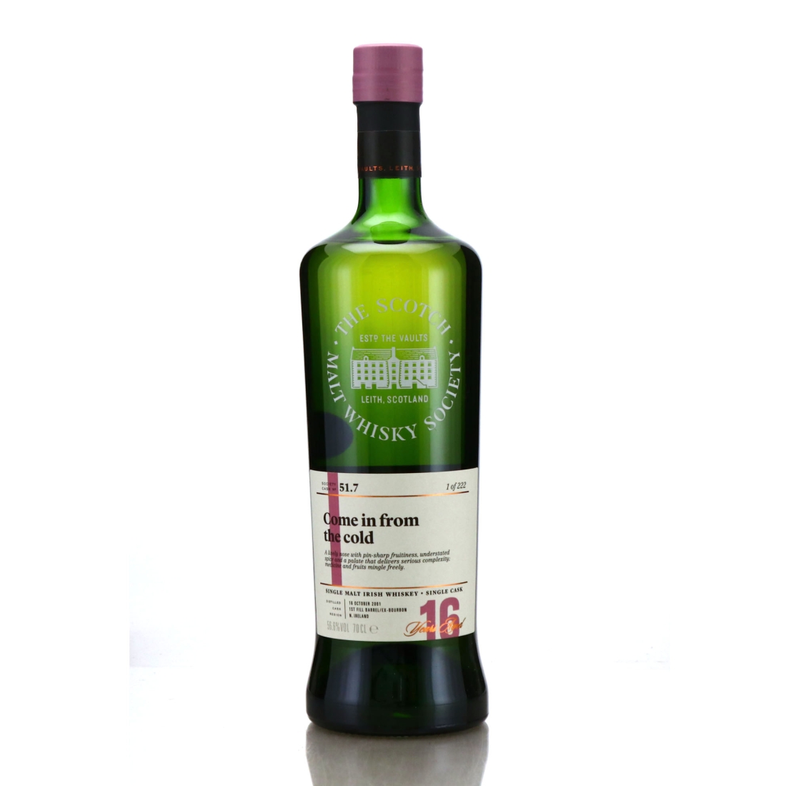 Bushmills 2001 SMWS 16 Year Old 51.7