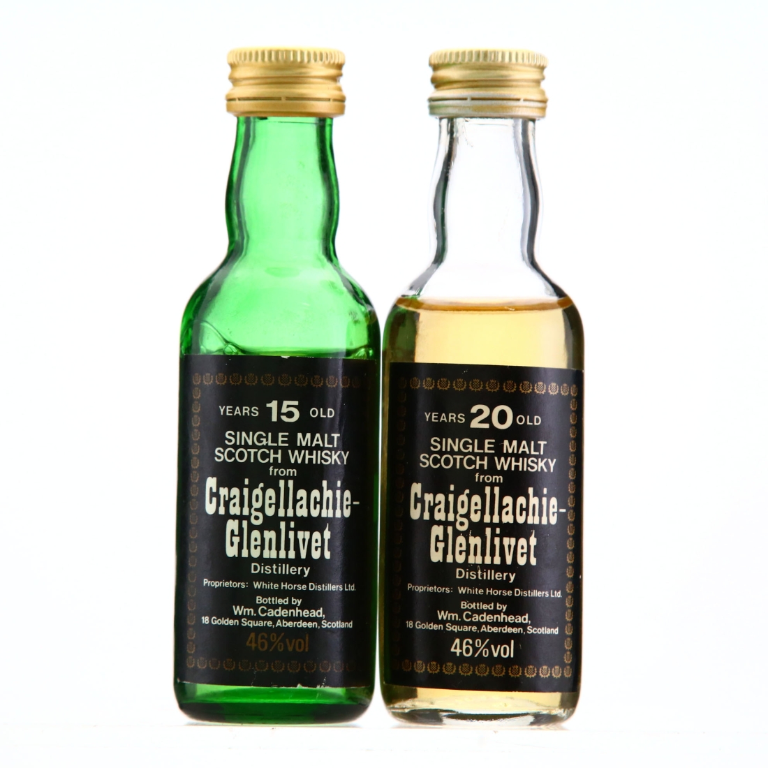 Craigellachie Cadenhead's Miniature x 2