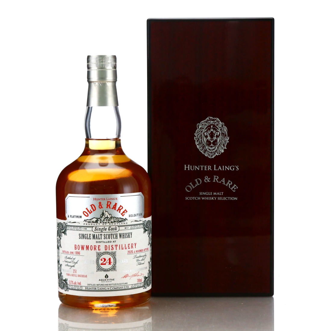 Bowmore 1996 Hunter Laing 24 Year Old / Old and Rare