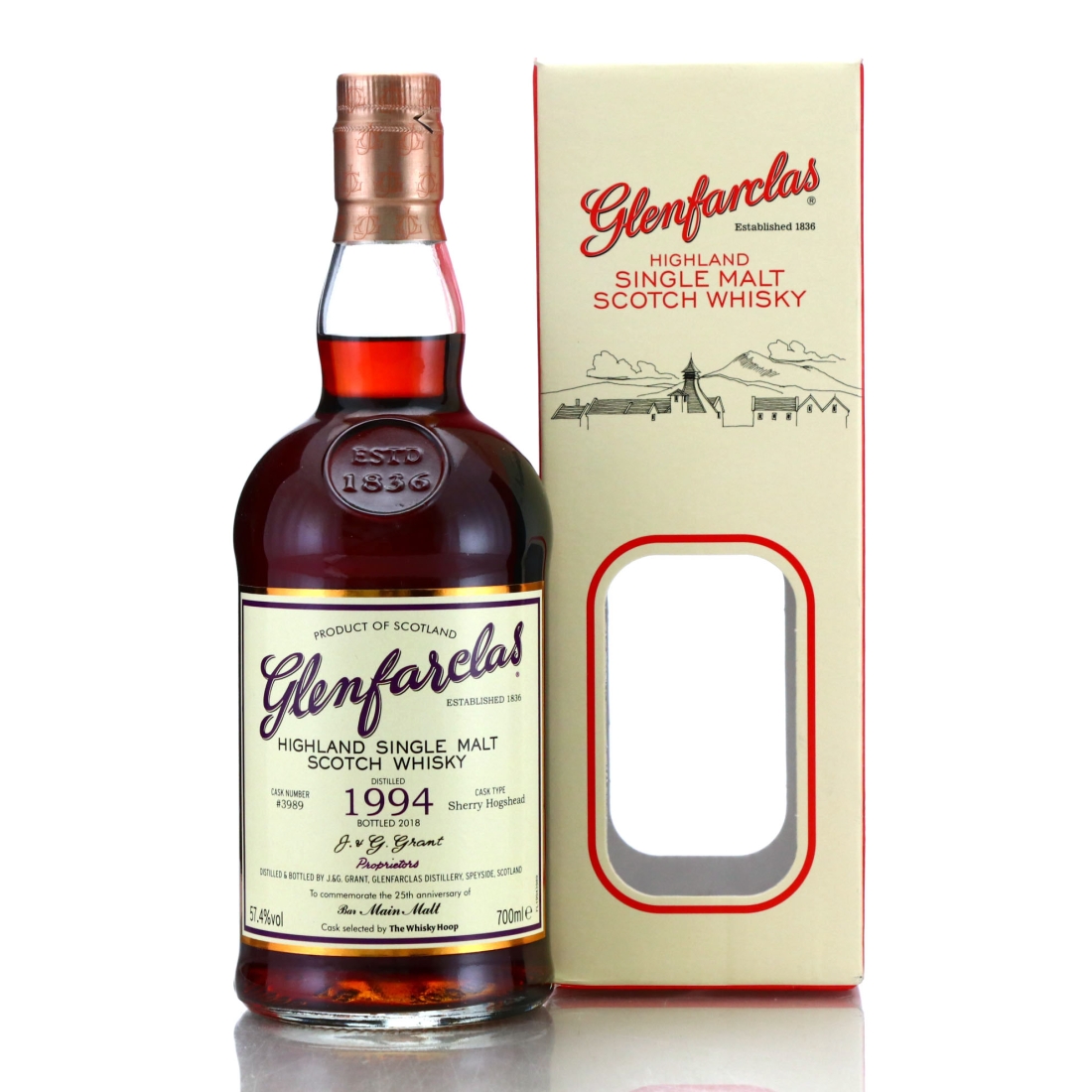 Glenfarclas 1994 Single Sherry Cask #3989 / Bar Main Malt 25th Anniversary