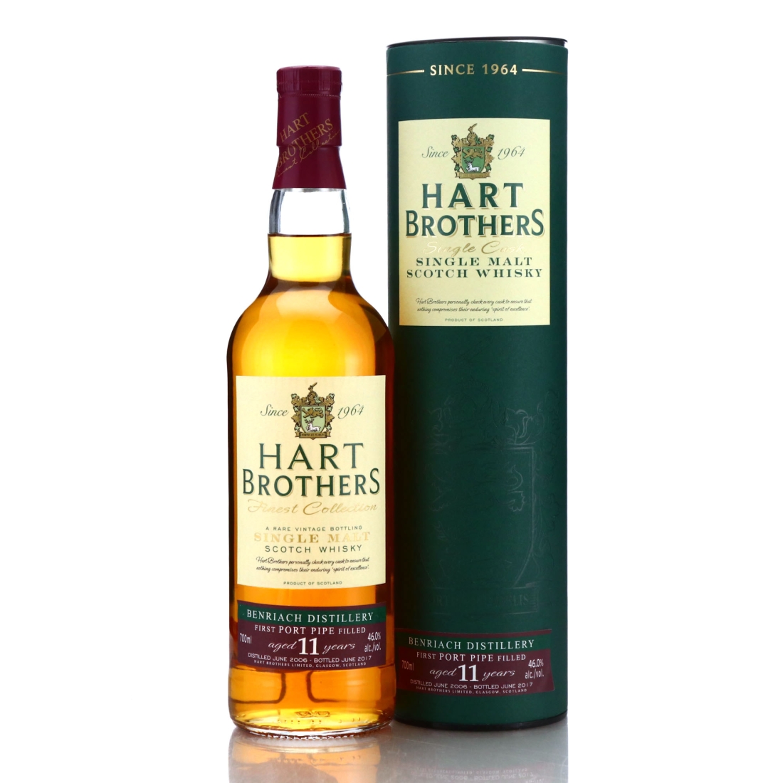 Benriach 2006 Hart Brothers 11 Year Old Port Pipe