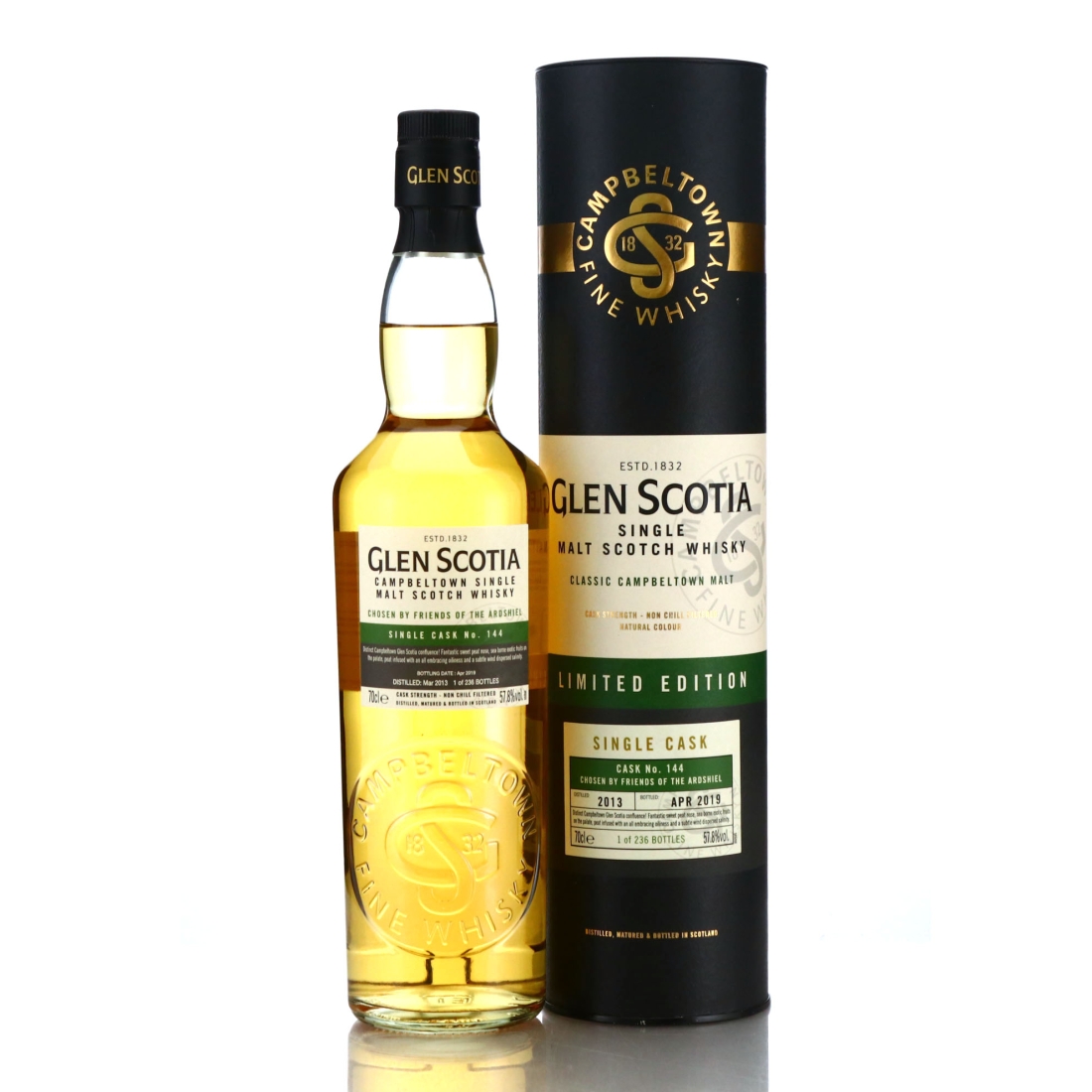 Glen Scotia 2013 Single Cask #144 / Friends of the Ardshiel