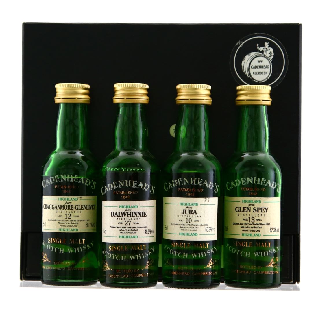 Cadenhead's Miniature x 4 / includes Dalwhinnie 1966