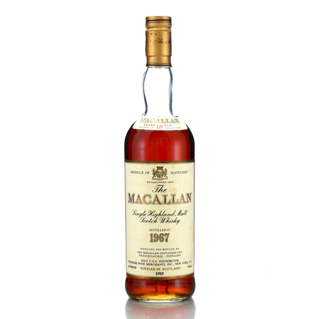 Macallan 1967 18 Year Old 75cl / US Import