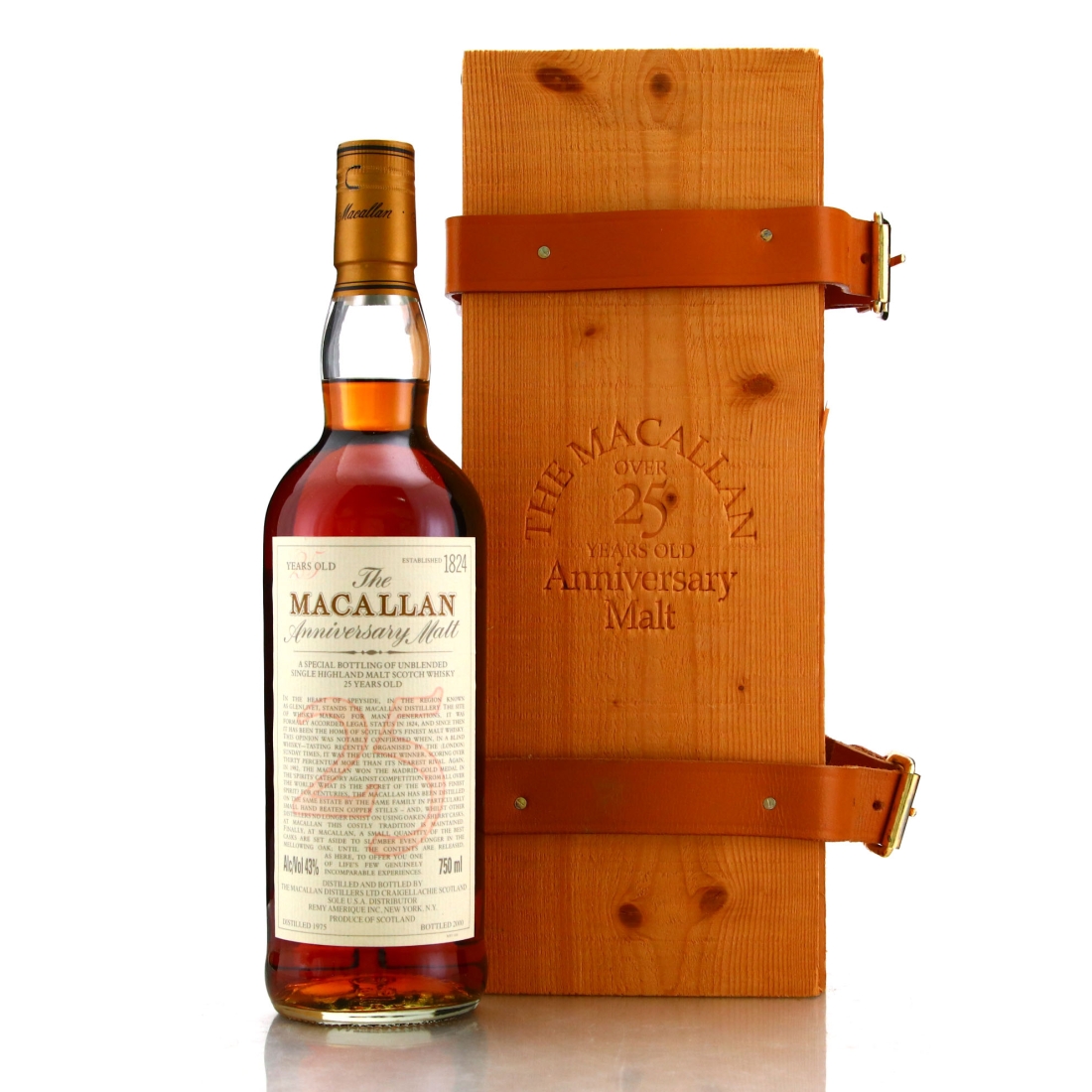 Macallan 1975 Anniversary Malt 25 Year Old 75cl / US Import