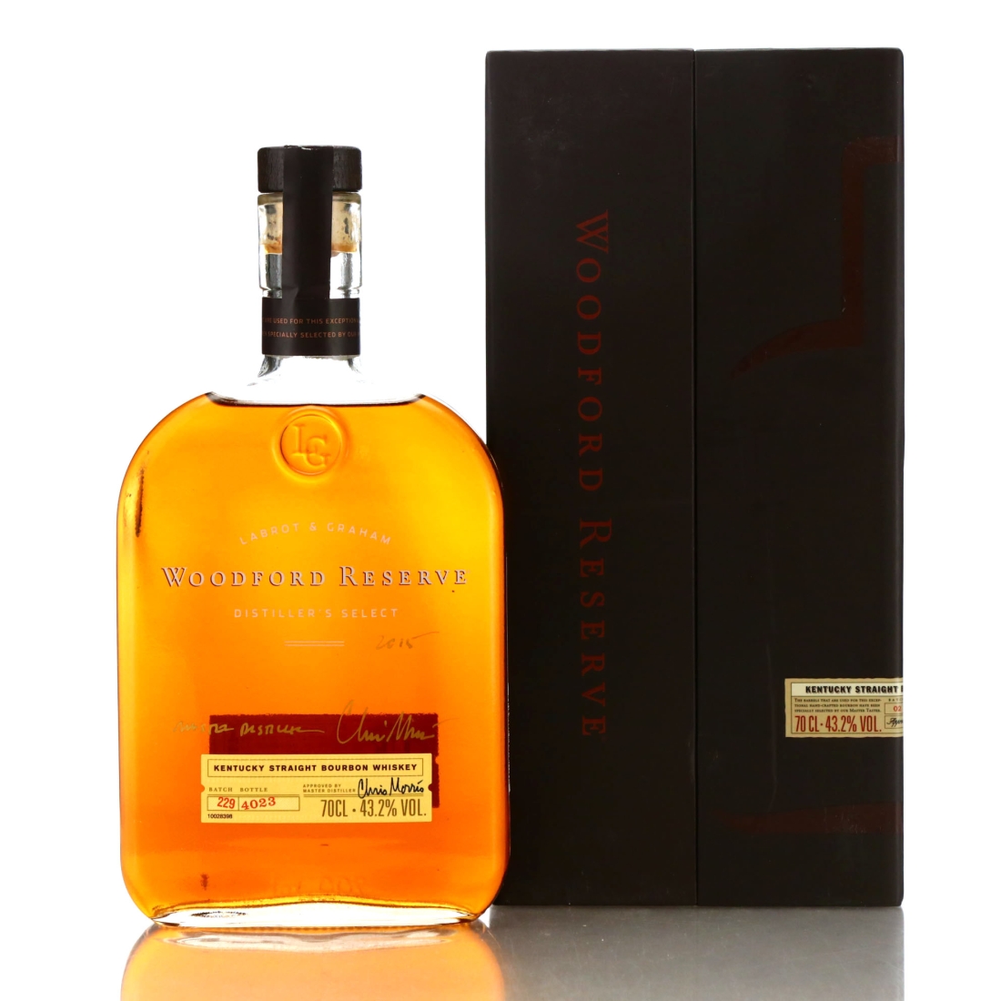 Woodford Reserve Distiller's Select Batch #229 / Signed by Master Distiller Chris Mooris