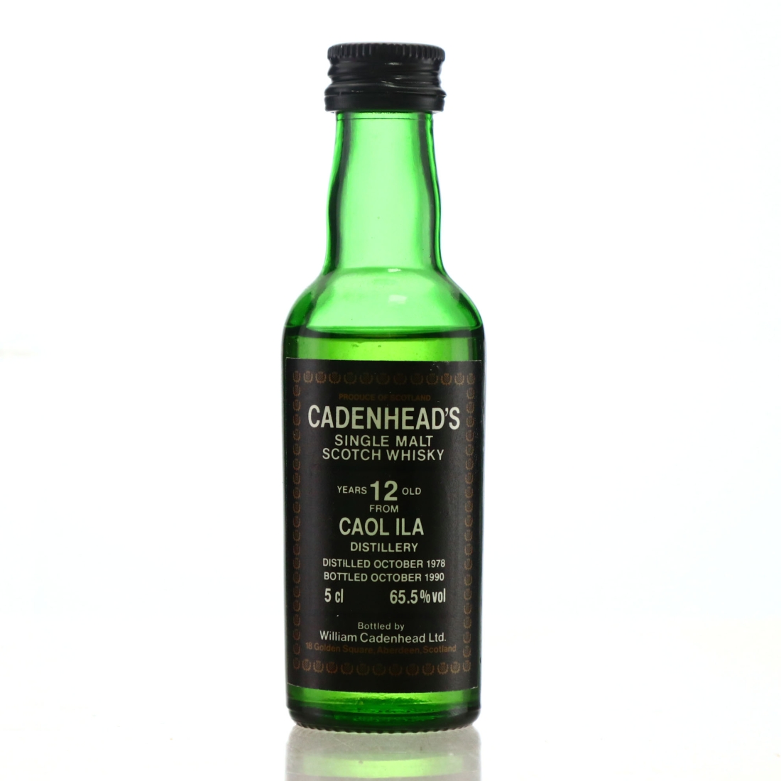 Caol Ila 1978 Cadenhead's 12 Year Old Miniature