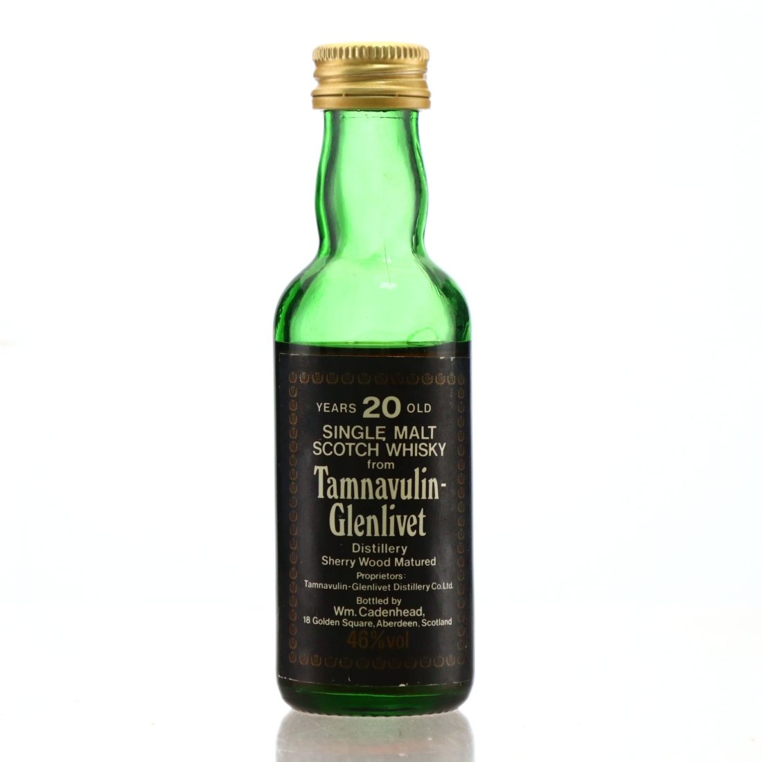 Tamnavulin 20 Year Old Cadenhead's Sherry Wood Miniature