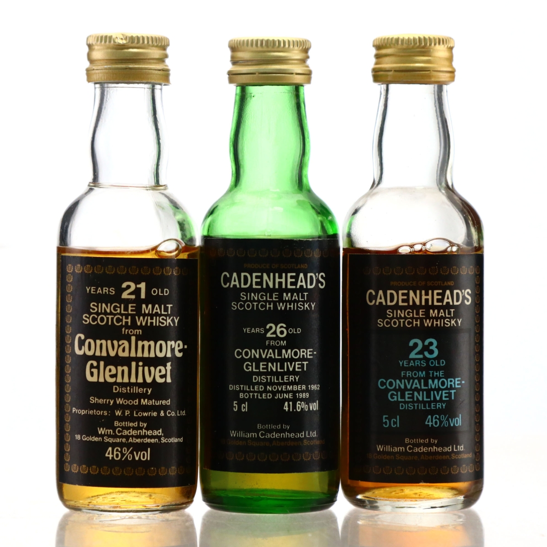 Convalmore Cadenhead's Miniature x 3