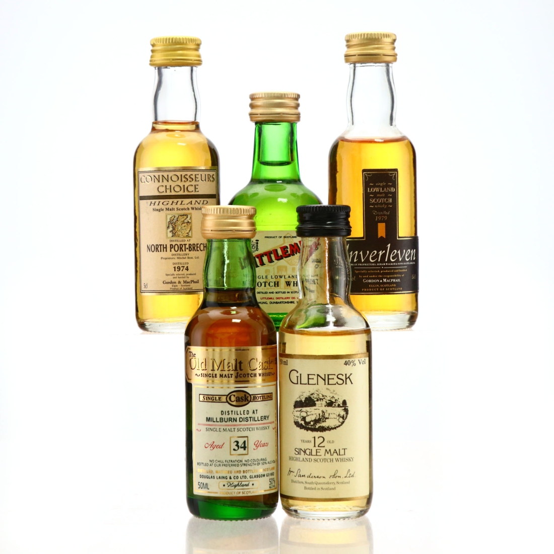 Single Malt Miniature x 5 / Silent Distilleries