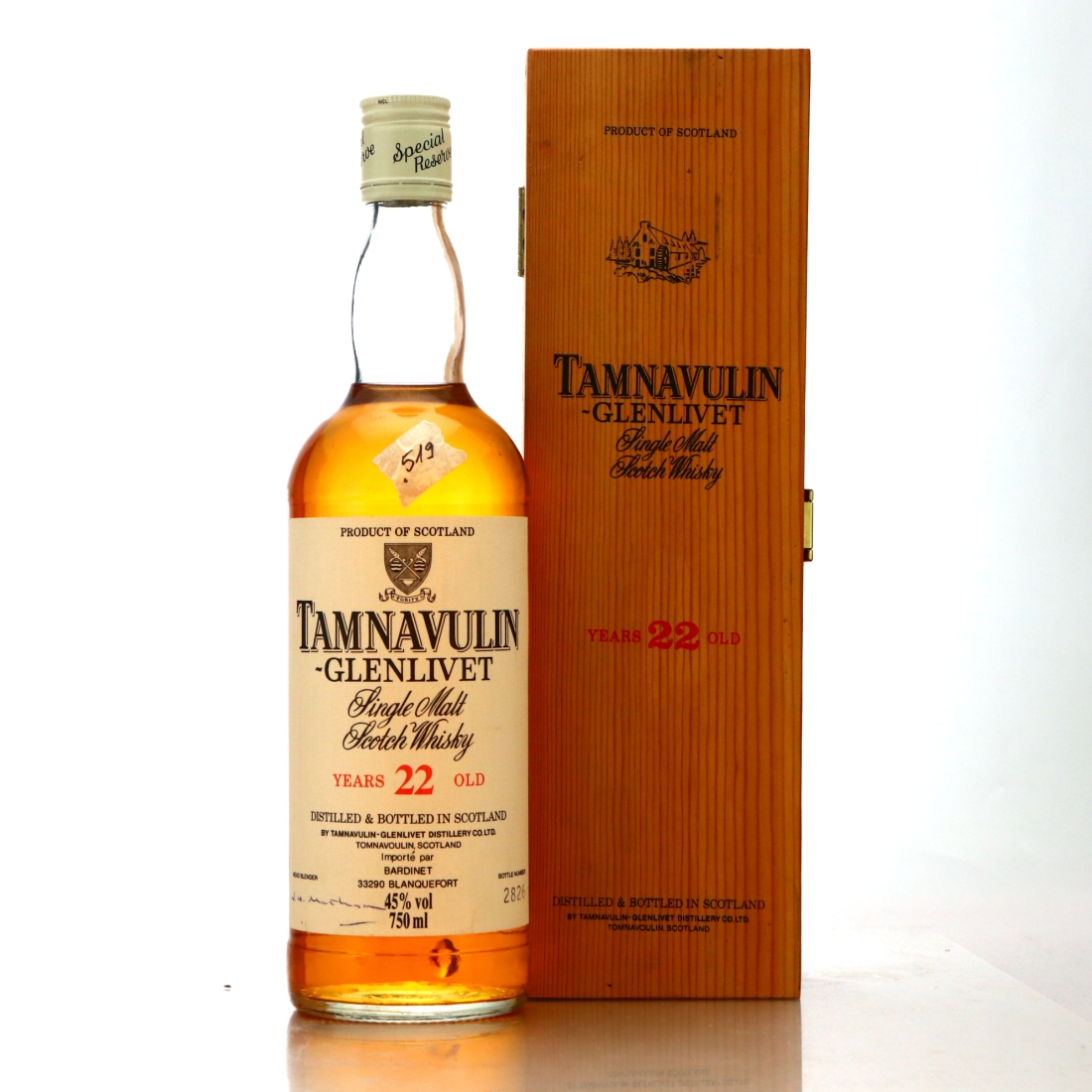 Tamnavulin 22 Year Old 75cl 1990s / French Import