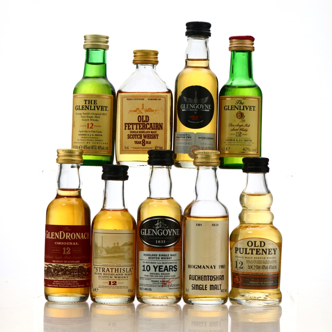 Single Malt Miniature x 9