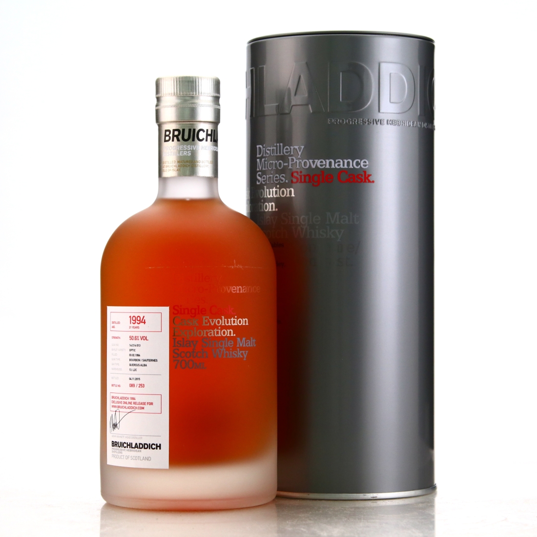 Bruichladdich 1994 Micro Provenance Single Cask 21 Year Old / Website Exclusive