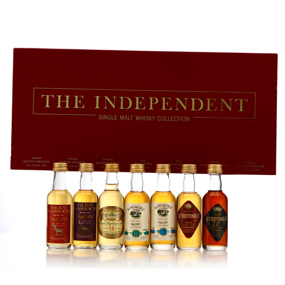 The Independent Single Malt Whisky Collection Miniature x 7
