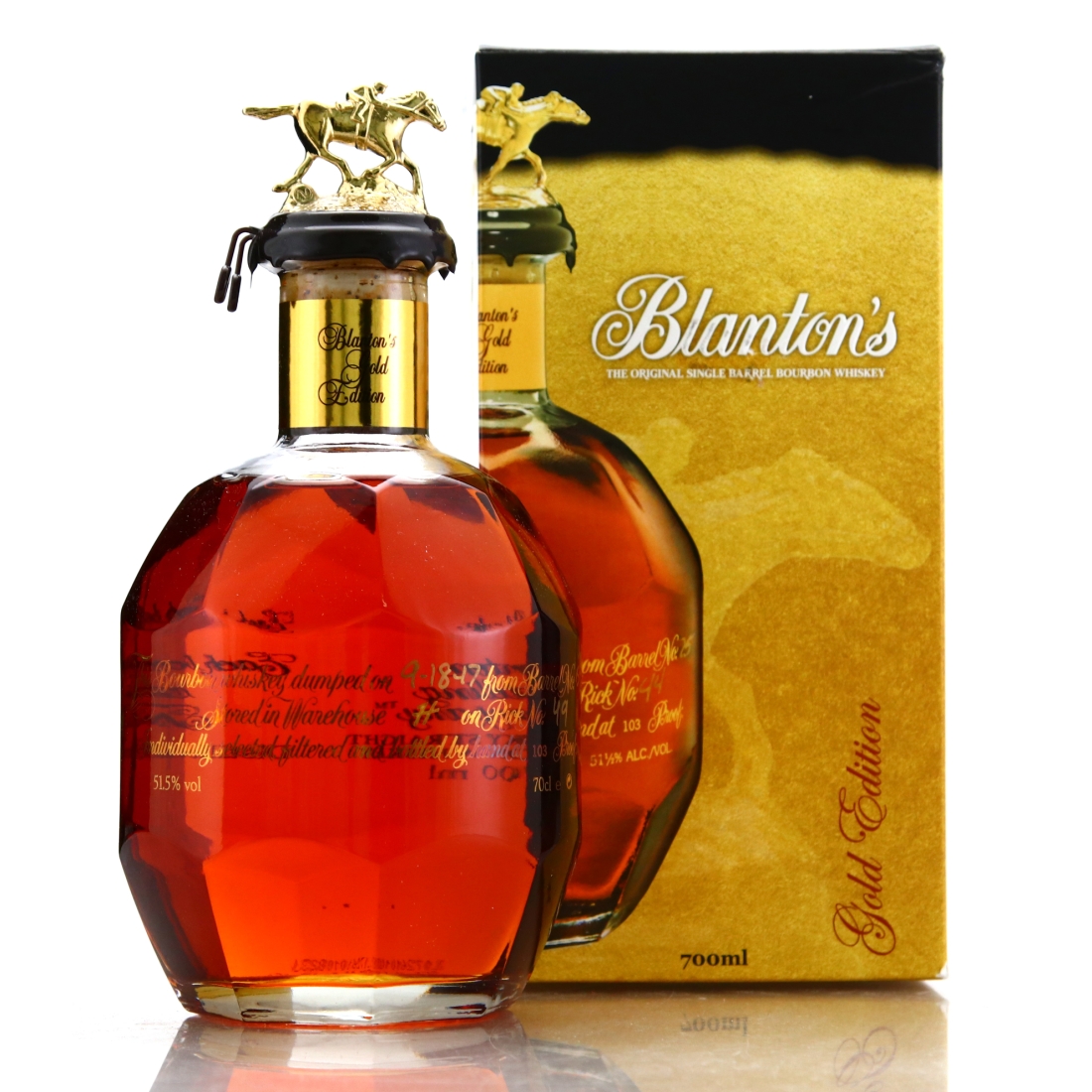 Blanton's Single Barrel Gold Edition dumped 2017 70cl