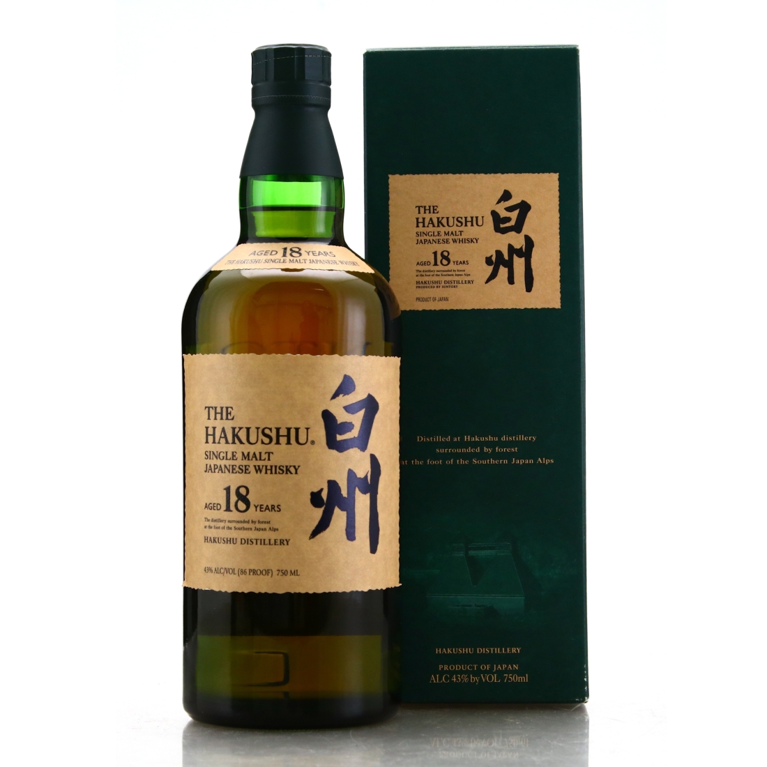 Hakushu 18 Year Old 75cl / US Import