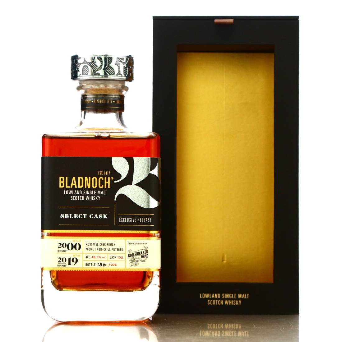 Bladnoch 2000 Single Moscatel Cask Finish #102 / Boilermaker House