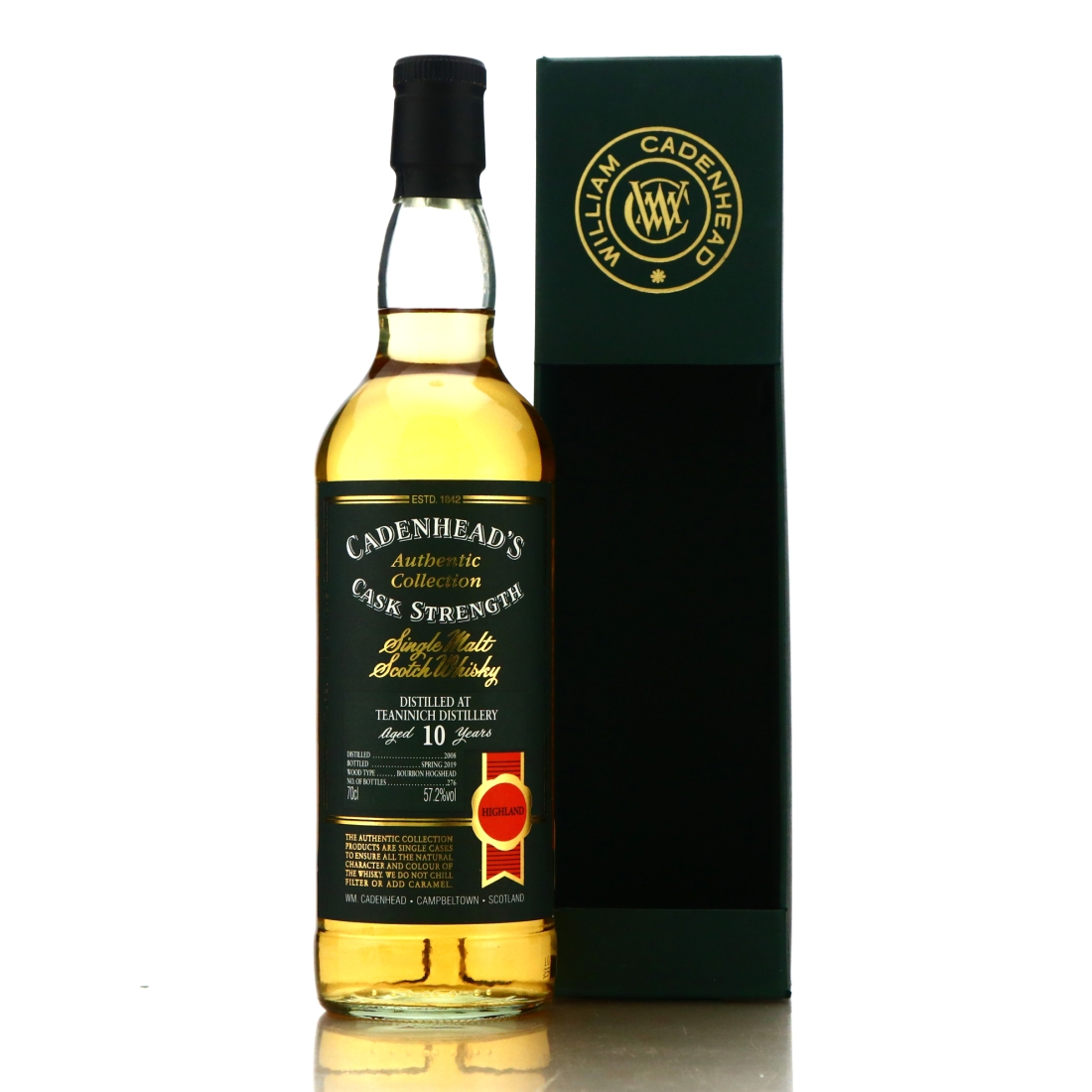 Teaninich 2008 Cadenhead's 10 Year Old