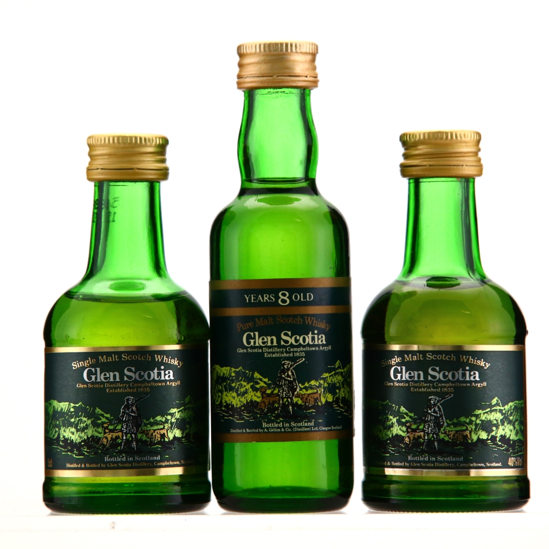 Glen Scotia Miniature x 3
