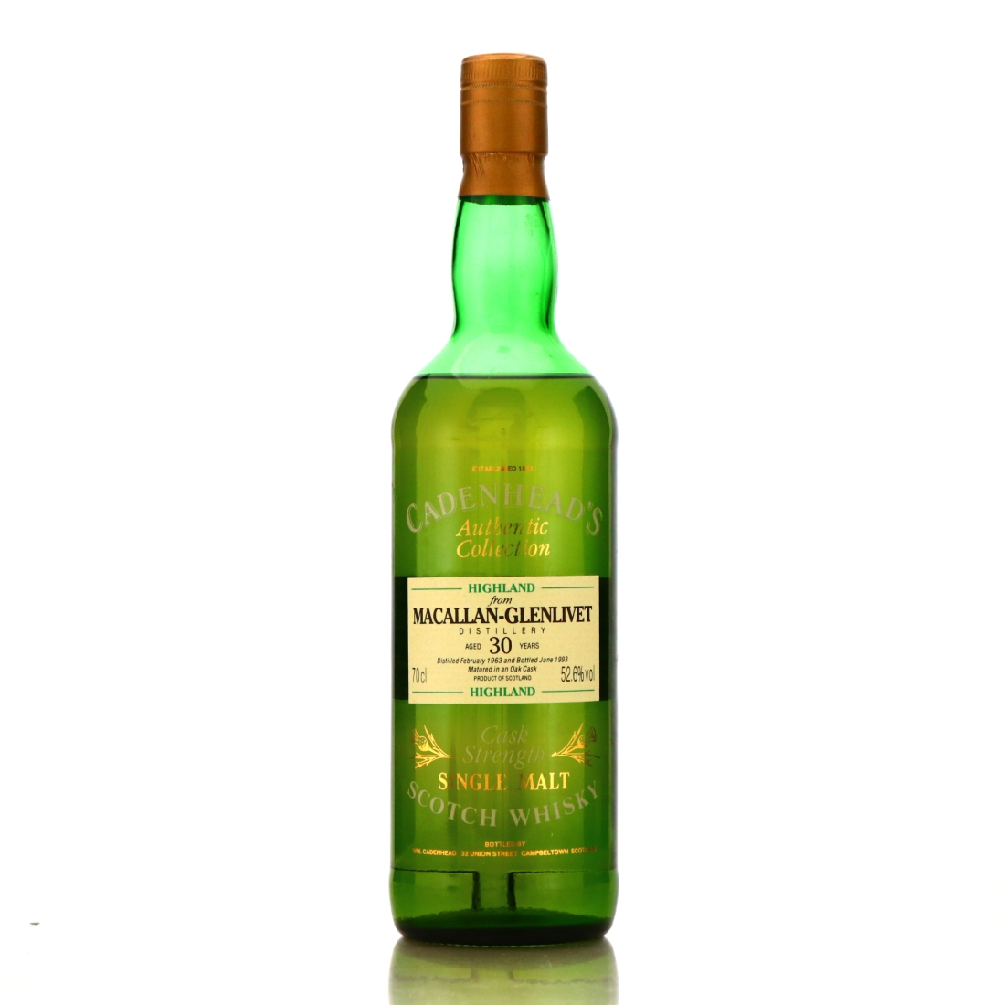 Macallan 1963 Cadenhead's 30 Year Old
