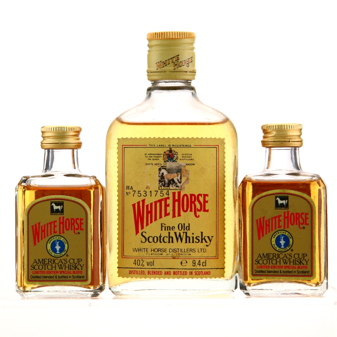 White Horse Miniatures x 2 plus 9.4cl x 1