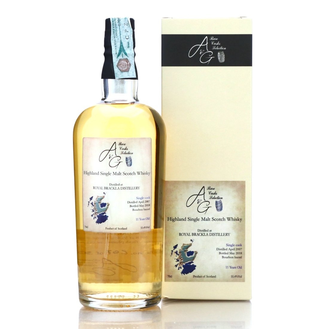 Royal Brackla 2007 A&G 11 Year Old