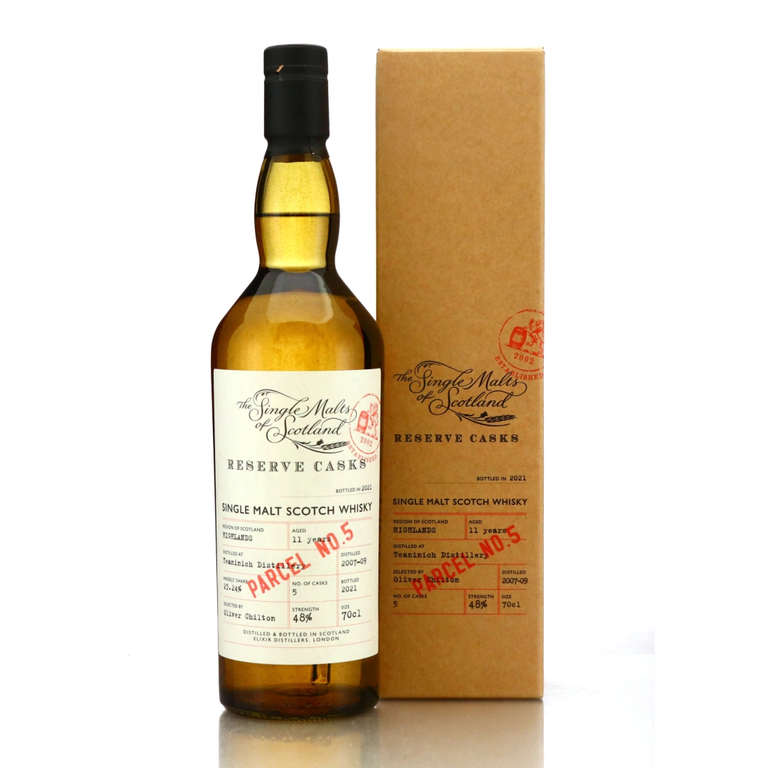 Teaninich 2007-09 Single Malts of Scotland 11 Year Old / Parcel No.5