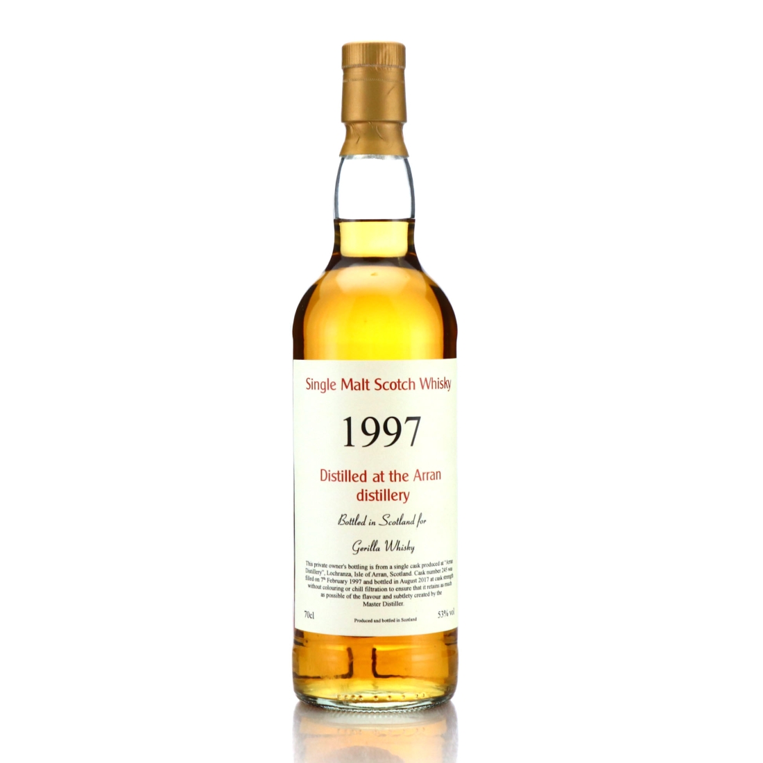 Arran 1997 Private Cask #245 / Gerilla Whisky