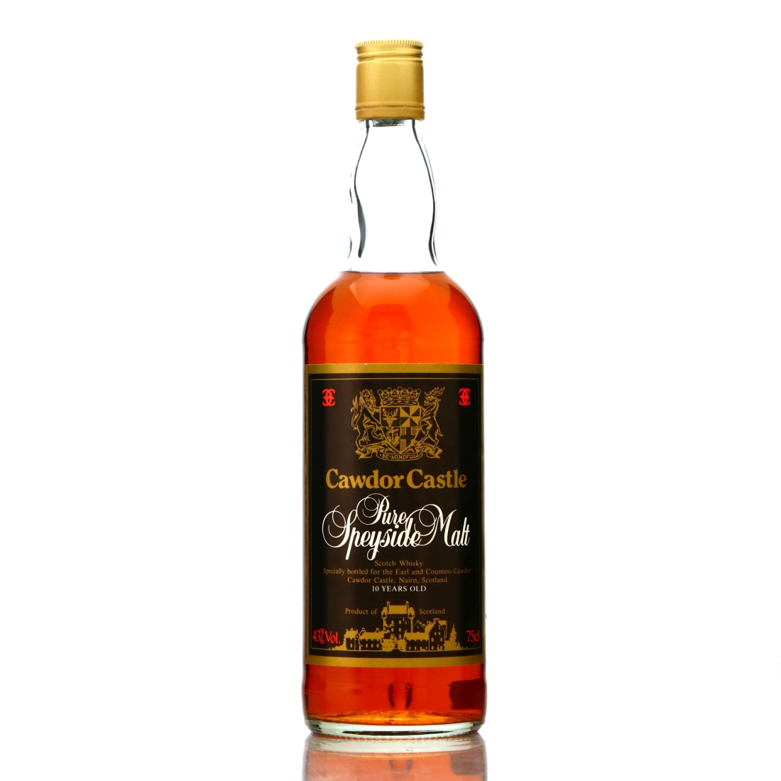 Cawdor Castle 10 Year Old Pure Speyside Malt 1980s