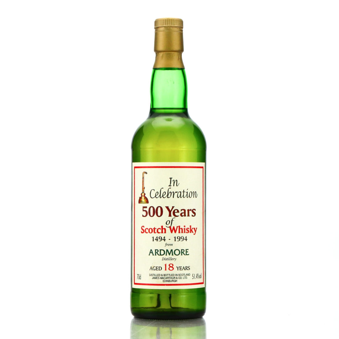 Ardmore 18 Year Old James MacArthur 500 Years of Scotch