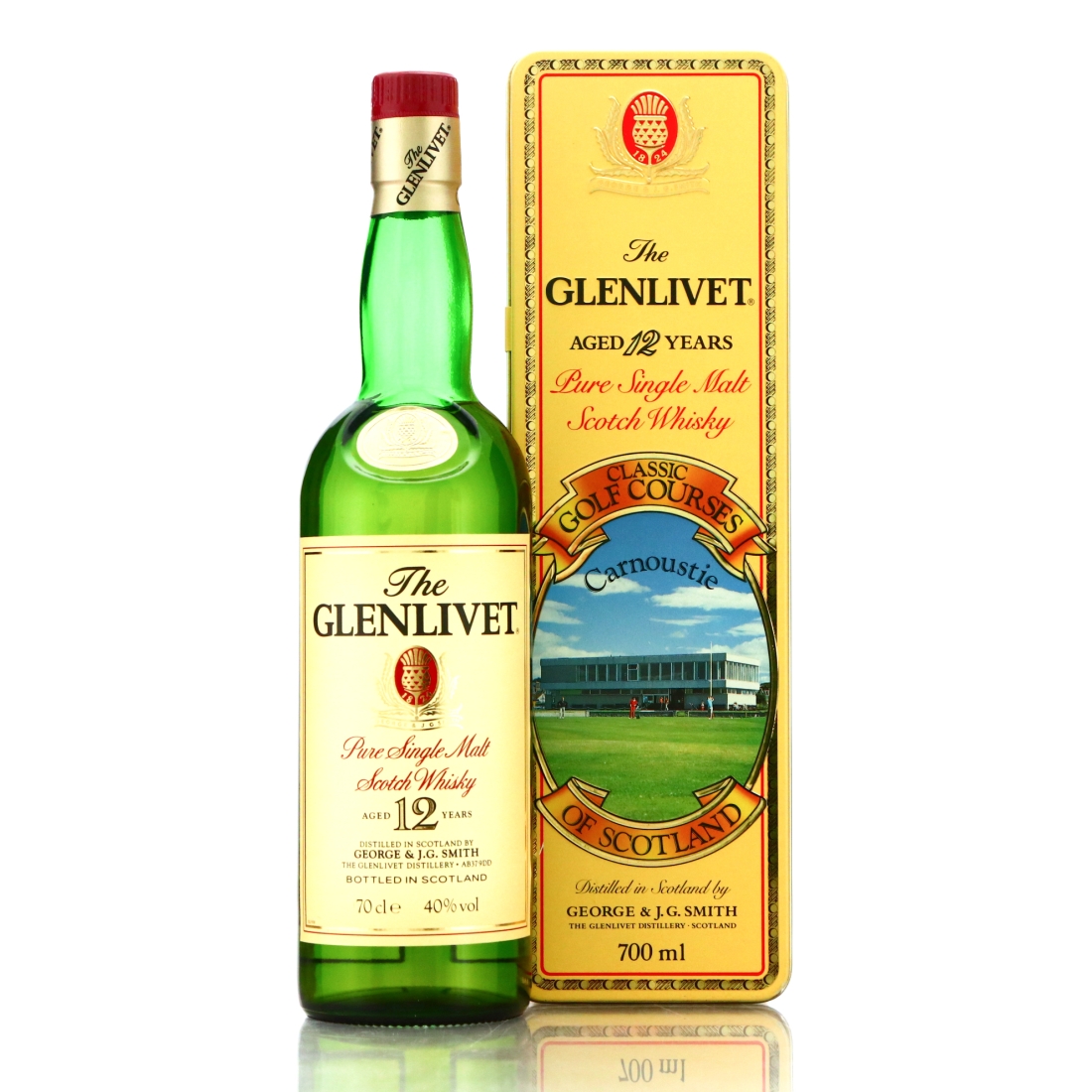 Glenlivet 12 Year Old Classic Golf Courses 1990s / Carnoustie