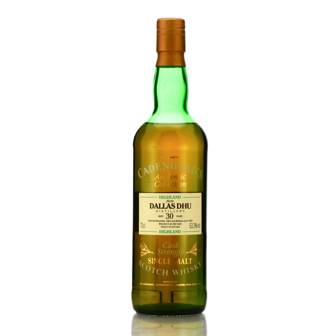 Dallas Dhu 1962 Cadenhead's 30 Year Old