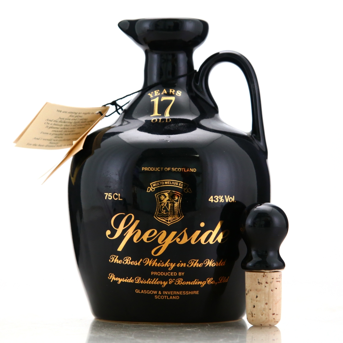 Speyside 17 Year Old Decanter 1980s