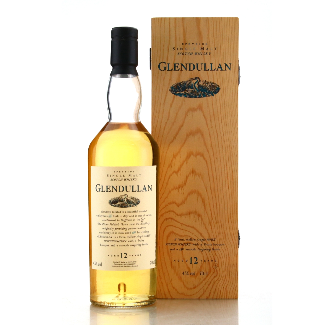 Glendullan 12 Year Old Flora and Fauna / Wooden Box