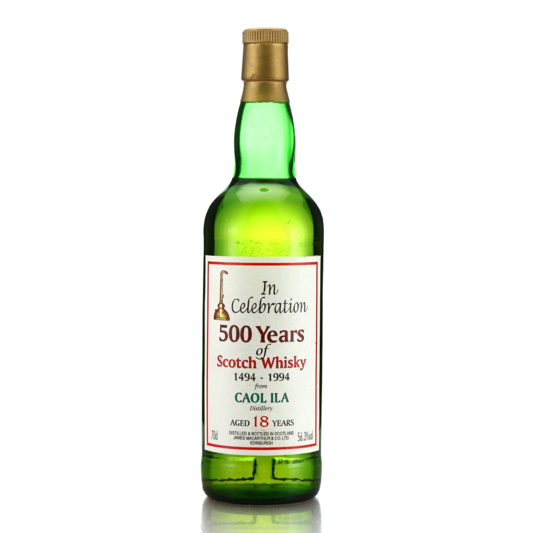 Caol Ila 18 Year Old James MacArthur 500 Years of Scotch