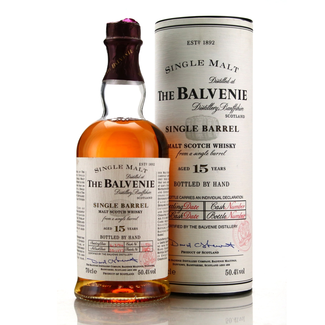 Balvenie 1977 Single Barrel 15 Year Old #11581