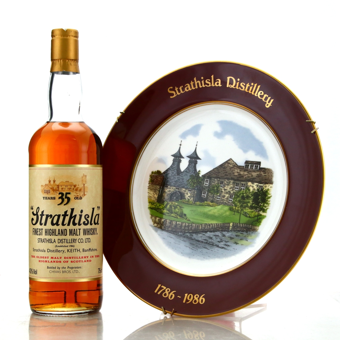 Strathisla 35 Year Old Bicentenary / includes Commemorative Plate