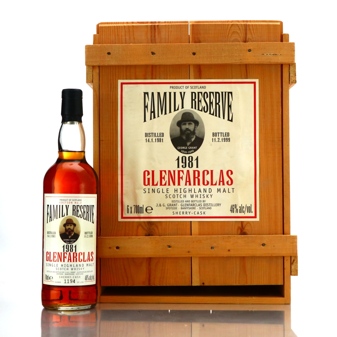 Glenfarclas 1981 Family Reserve Edition No.2 / includes Branded Create