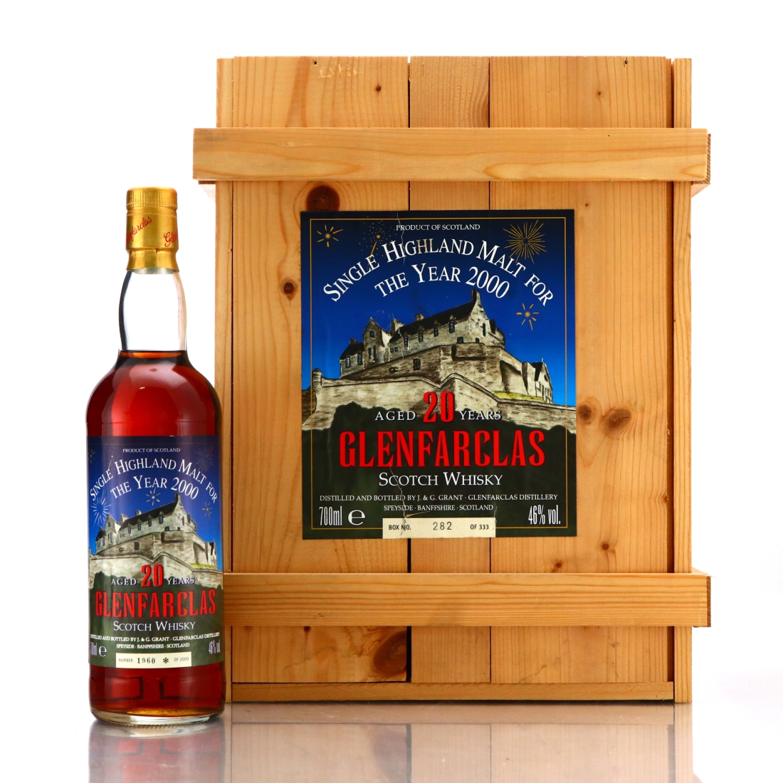 Glenfarclas 20 Year Old The Spirit of Independence The Year 2000 / includes Branded Create