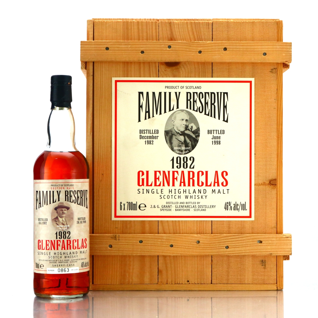 Glenfarclas 1982 Family Reserve Edition No.3 / includes Branded Create