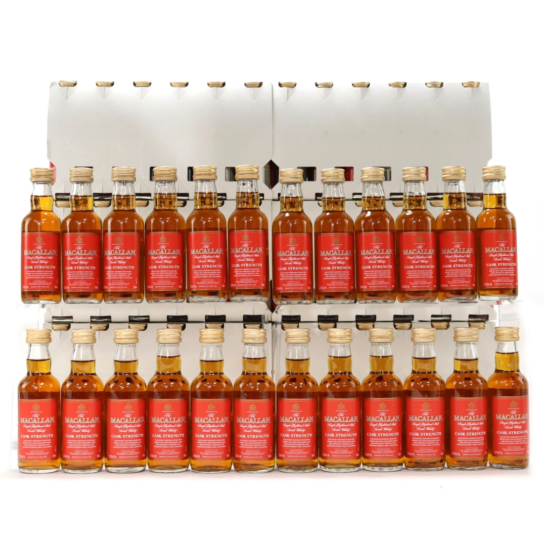 Macallan Cask Strength Miniatures 96 x 5cl / Case - US Import